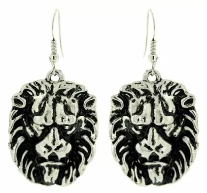Earrings Lion Head