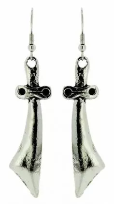 Earrings Oriental Sword