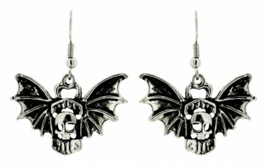 Skull Wings Earrings