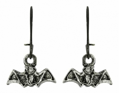 Drop Earrings Evil Bat