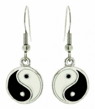 Earrings Yin Yang Symbol