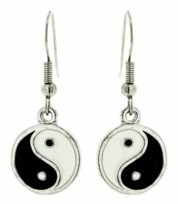 Ohrringe Yin Yang Symbol