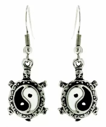 Yin Yang Zeichen Ohrhänger