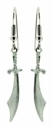Sword Drop Earrings