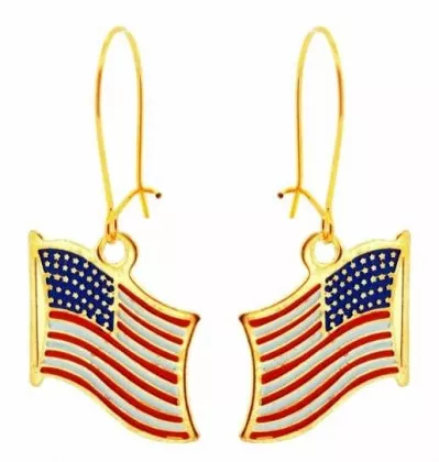 Ohrringe Amerika Flagge