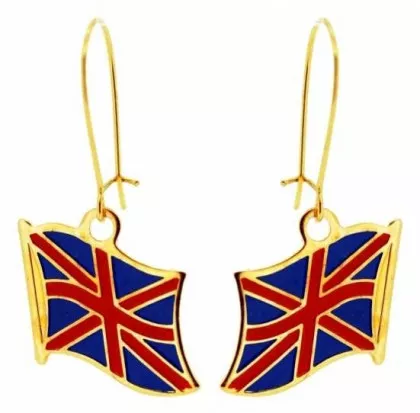 Ohrringe Großbritannien Fahne