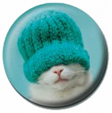 Button Badge Cat