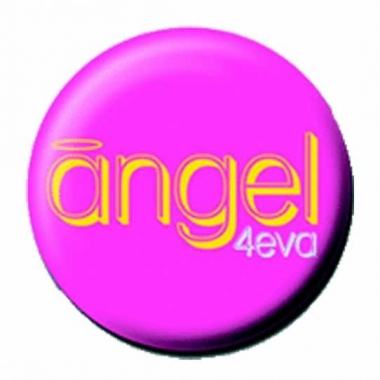 Button Badge Angel 4Eva
