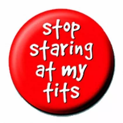 Anstecker Stop Staring