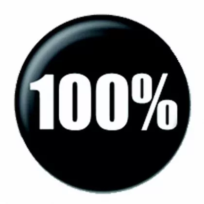 Anstecker 100%