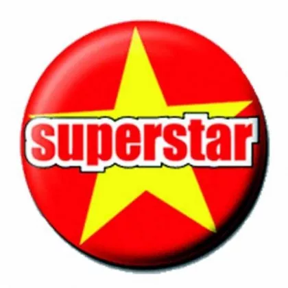 Anstecker Superstar