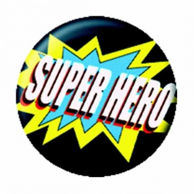 Button Badge Super Hero