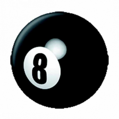 Button Badge 8 Ball