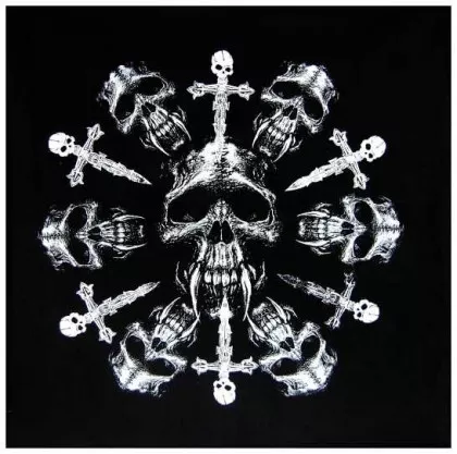 Bandana Halstuch Circle Of Skulls