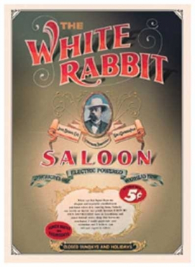 Postkartenset White Rabbit