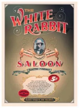 Postkartenset White Rabbit