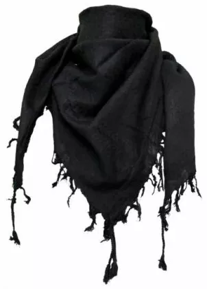 Shemagh Halstuch Schwarz