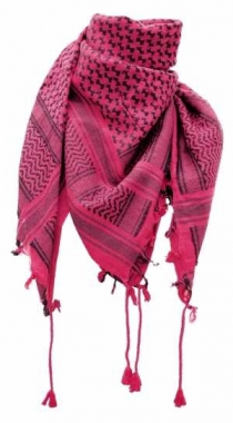 Tactical Shemagh Scarf Pink Black