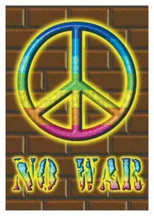 Poster Flag No War