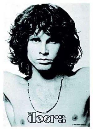 Posterfahne The Doors - Christ