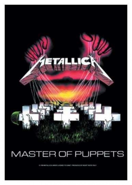 Posterfahne Metallica - Master of Puppets