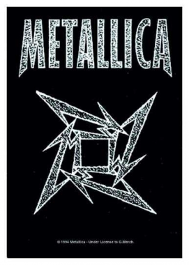 Posterfahne Metallica - Ninja Logo