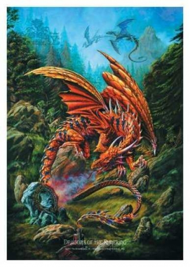 Posterfahne Alchemy - Dragons of the Runering