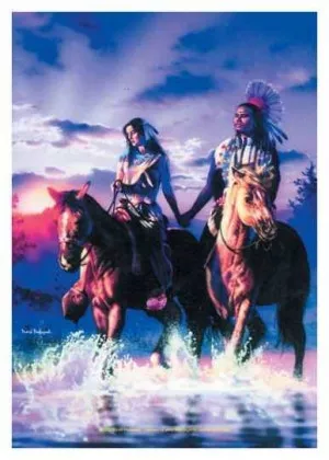 Posterfahne David Penfound -Sunset Ride