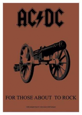 Poster Flag AC/DC - For Those About to Rock