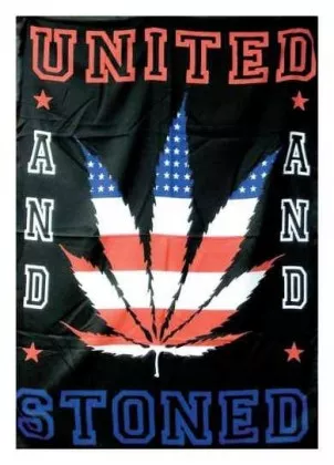 Poster Flag United And Stoned