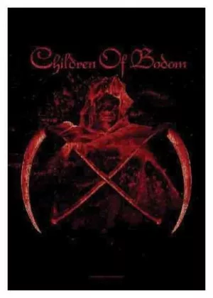 Posterfahne Children of Bodom | CROSSED SCYTHES SOMETHING WILD
