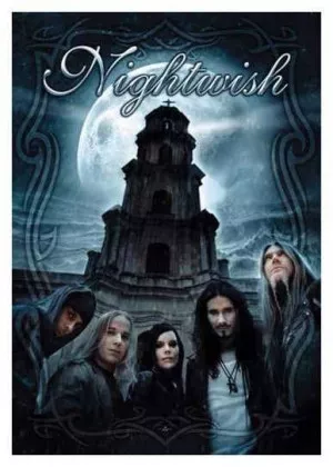 Posterfahne mit Nightwish Band Foto