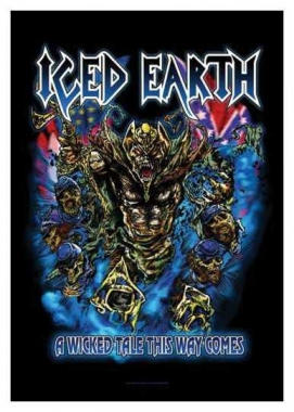 Poster Flag Iced Earth A Wicked Tale