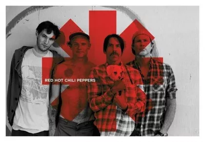 Maxi Poster Red Hot Chilli Peppers (Red Asterix)