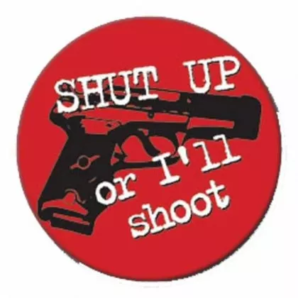 Aufkleber Set Shut up