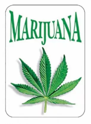 Aufkleber Set Marijuana