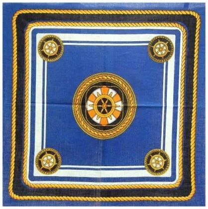 Bandana Kopftuch Blauer Kapitän
