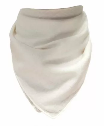 Bandana Kopftuch Uni Weiß