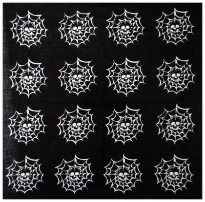 Bandana Halstuch Spinnennetze