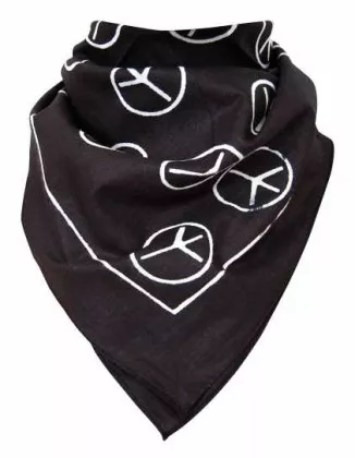 Bandana Head Scarf Mini Peace