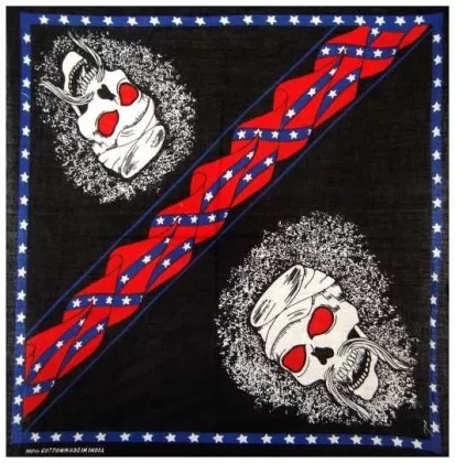 Bandana Kopftuch Totenkopf Südstaaten