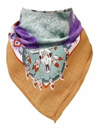 Bandana Head Scarf Red Indian
