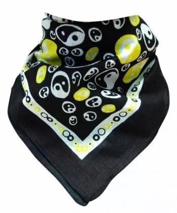 Bandana Halstuch Gelbe Yin Yang