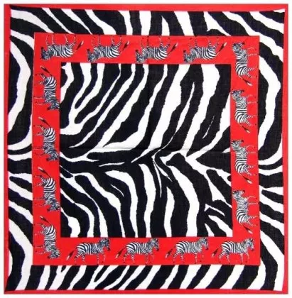 Bandana Halstuch Rotes Zebra