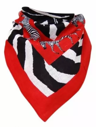 Bandana Halstuch Rotes Zebra