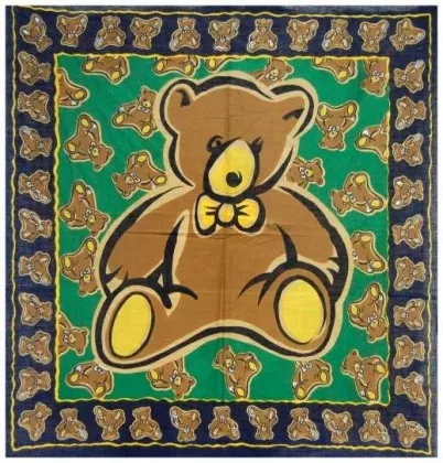 Bandana Kopftuch Blauer Teddybär