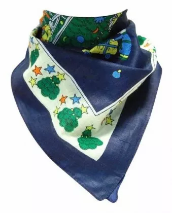 Bandana Kopftuch Blaue Weihnachten
