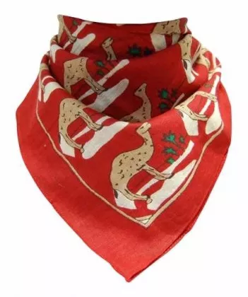 Bandana Kopftuch Kamelkarawane in Rot