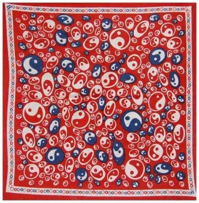 Cooles Bandana Kopftuch Yin Yang