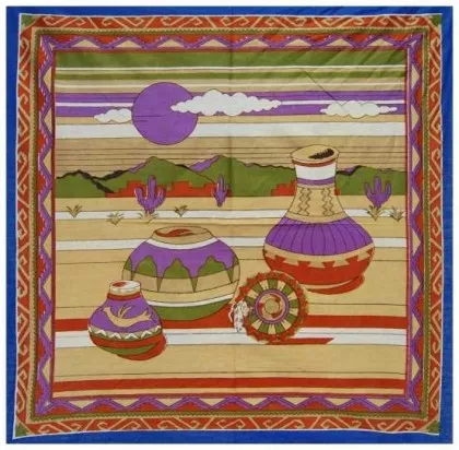 Trendy Bandana Halstuch Indianische Tonkrüge